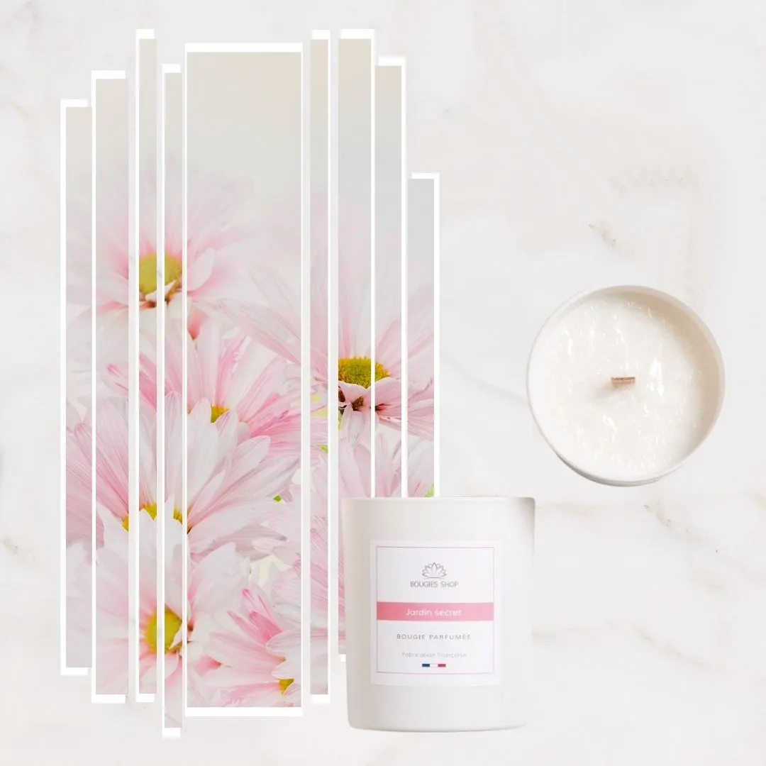 Bougies Shop bougie parfumée Jardin Secret